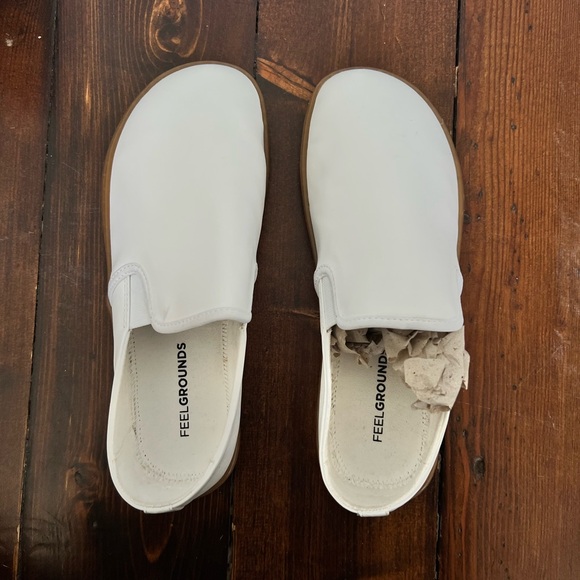 Feelgrounds size 41 minimal barefoot droptop luxe white gumsole - Picture 8 of 10